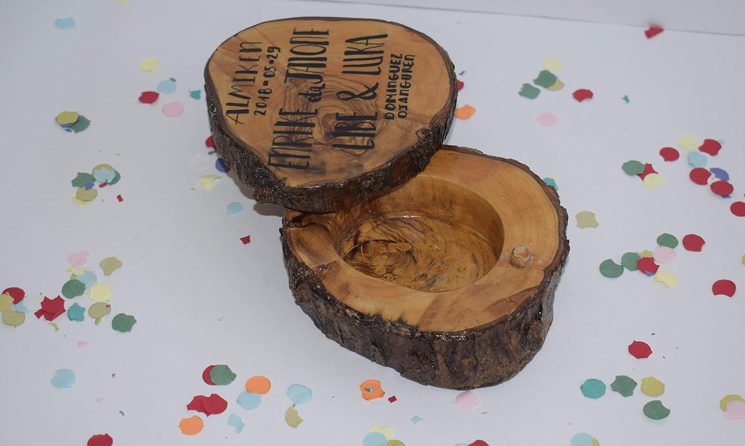 Caja porta-alianzas: Amazon.es: Handmade