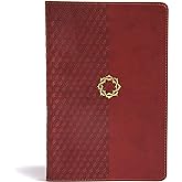 CSB Essential Teen Study Bible, Walnut LeatherTouch, Devotionals, Study Tools, Red Letter, Presentation Page, Full-Color Maps