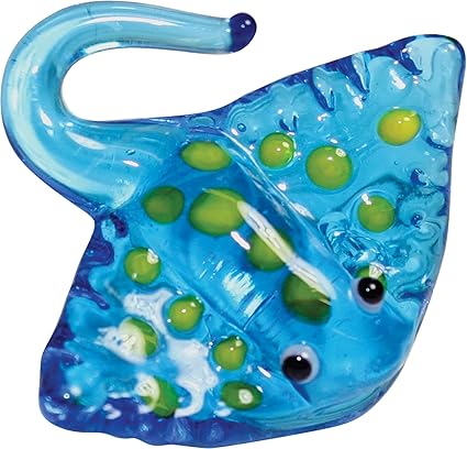 Looking Glass Stanley the Stingray Miniature Glass Collectible, Pack of 12