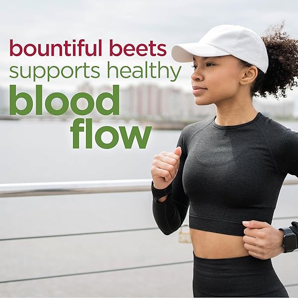 COUNTRY FARMS BOUNTIFUL BEETS GUMMIES, CIRCULATION SUPERFOOD, PROMOTES ENERGY AND ENDURANCE, NITRIC OXIDE BOOSTER, 30 SERVINGS, WHITE, 60 COUNT