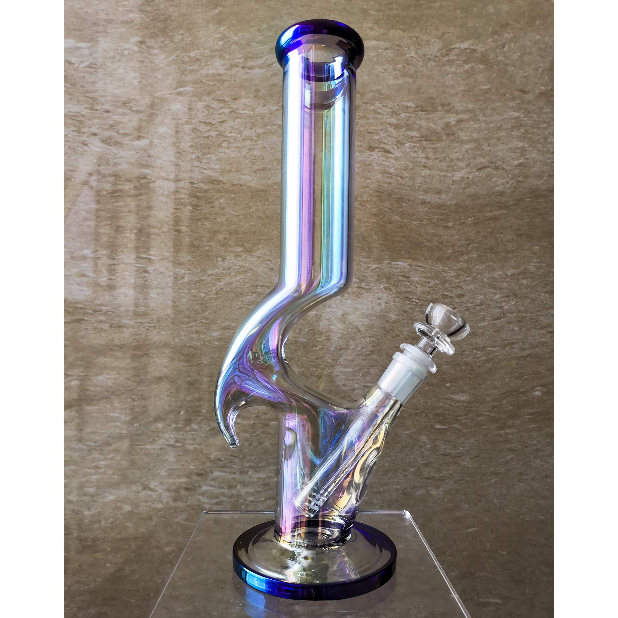 REANICE Bong Glas 14mm Hookah Percolator Wasser Vork?¡ì1hler ?berzug 30cm Alien Wasserpfeife Chillum Bongs ?- ¡­