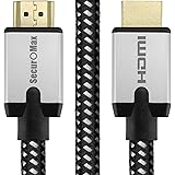 SecurOMax HDMI Cable (4K 60Hz, HDMI 2.0, 18Gbps) with Braided Cord, 6 Feet