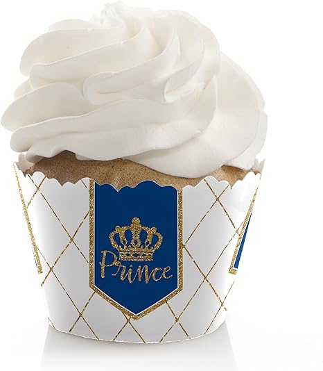 royal prince baby shower cake