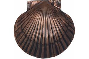 MICHAEL HEALY Scallop Door Knocker - Oiled Bronze (Standard Size)