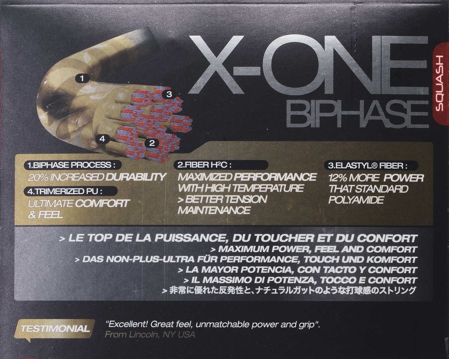 Single Set Tecnifibre X-One Biphase String