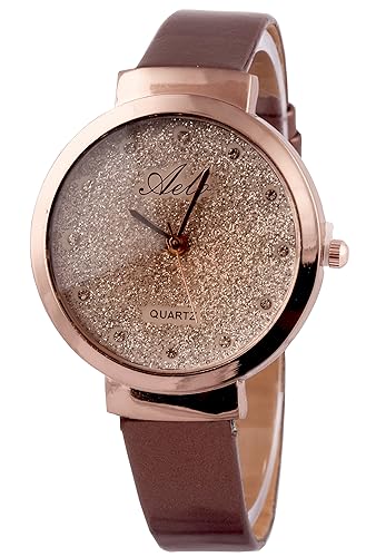 Aelo Analog Rose Gold Dial Girls Watch - Www1026