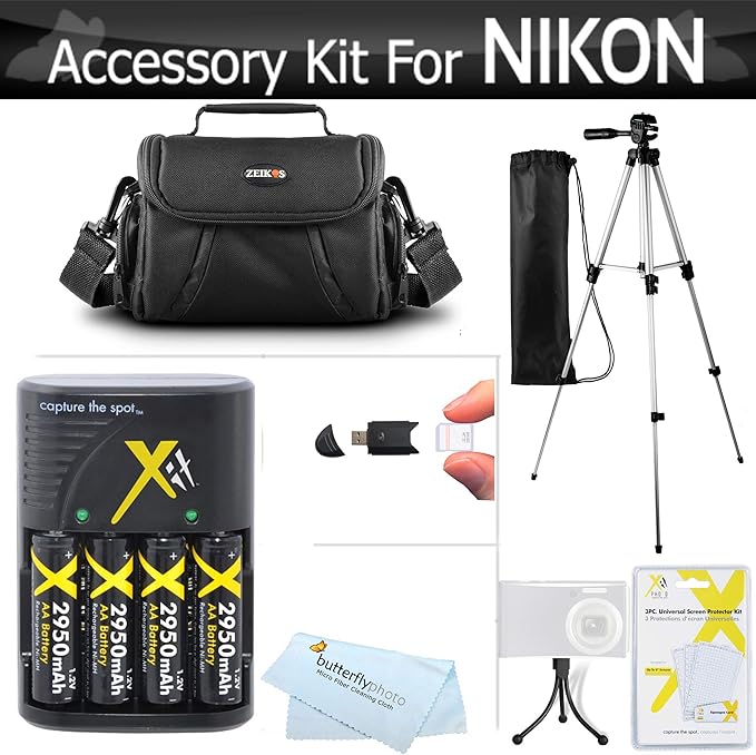 Accessory Kit for Nikon Coolpix B500, L330, L340, L120 Amazon.co.uk