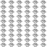 Honbay 60PCS Sports Theme Volleyball Charms Connectors Double Hole Pendant Sports Ball Bead Charms for Earrings, Bracelets, Anklets, Necklaces, Jewelry Making and DIY Crafts