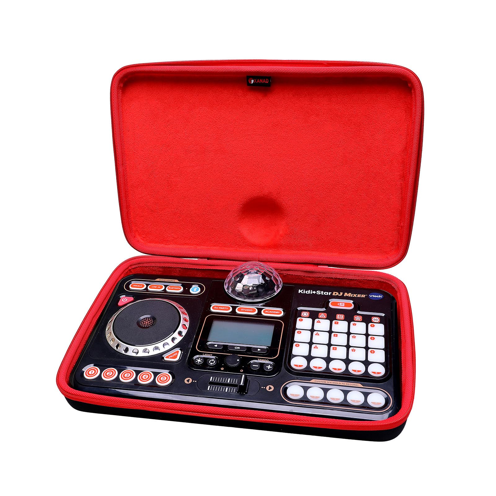 XANAD DJ Controller Carrying Case for VTech Kidi DJ Mix Toy DJ Mixer Portable Storage Bag (15.5×10.2×3.5 inch) Case Only!