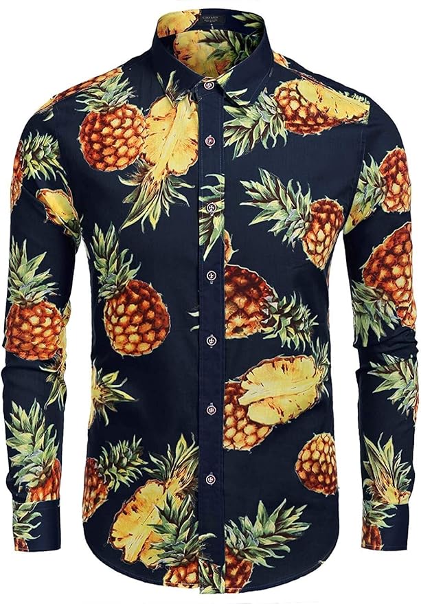 Oyolan Jungen Hawaii Hemd Kurzarm - Blumenmuster Sommer Shirt