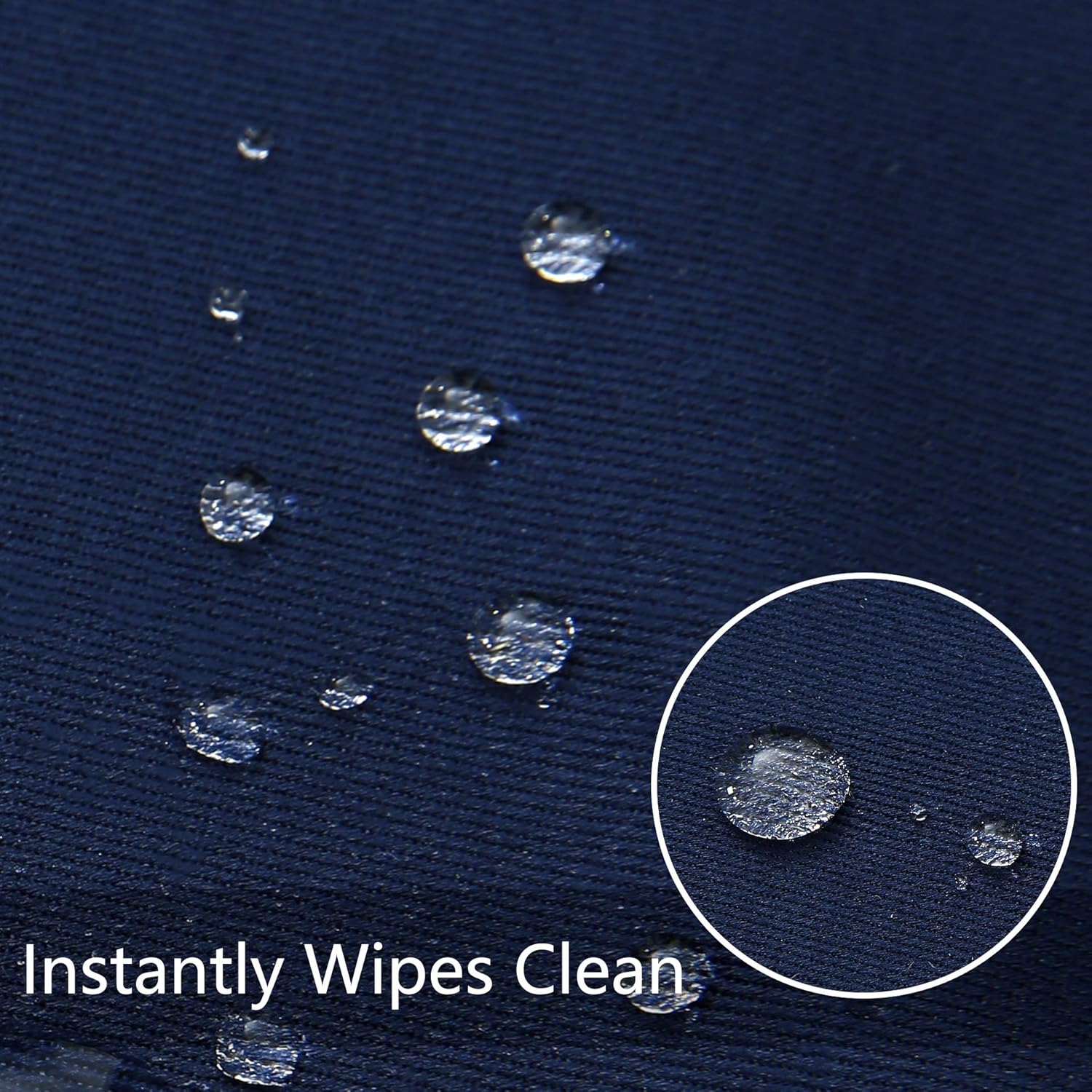 Obstal Rectangle Table Cloth, Oil-Proof Spill-Proof and Water Resistance Microfiber Tablecloth, Decorative Fabric Table Cover for Outdoor and Indoor Use (Navy Blue, 60 x 120 Inch): Home & Kitchen