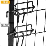 costoffs Extra Large Pet Playpen 16 Panels 60cm High Black Metal Fence view 7