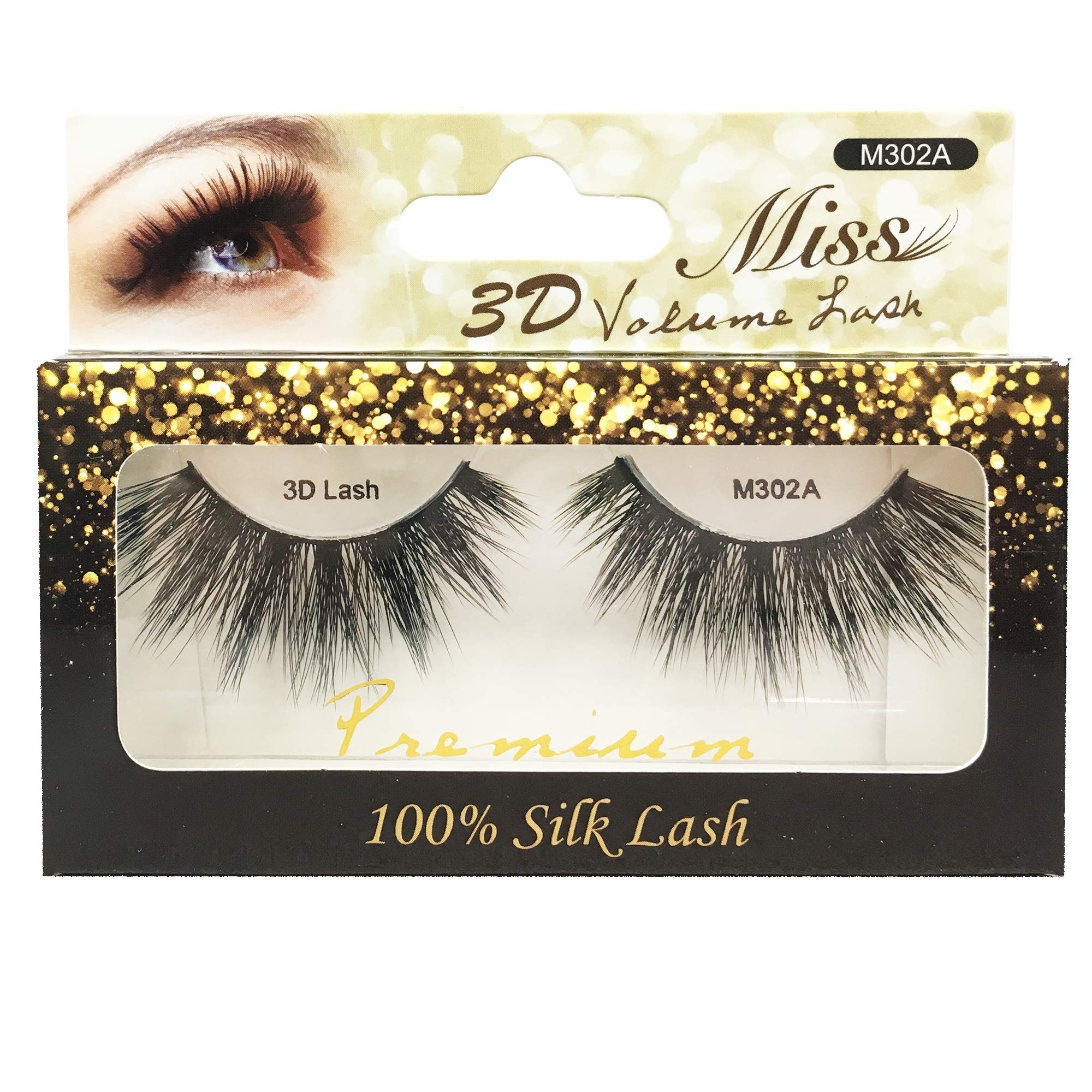 Photo 1 of [4 PACKS] Miss Lashes 3D Volume Tapered False Eyelash Extension