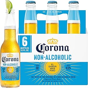 Corona Non-Alcoholic Malt Beverage Mexican Import Brew, 6 pk, 12 fl. oz. Bottles, less than 0.5% ABV