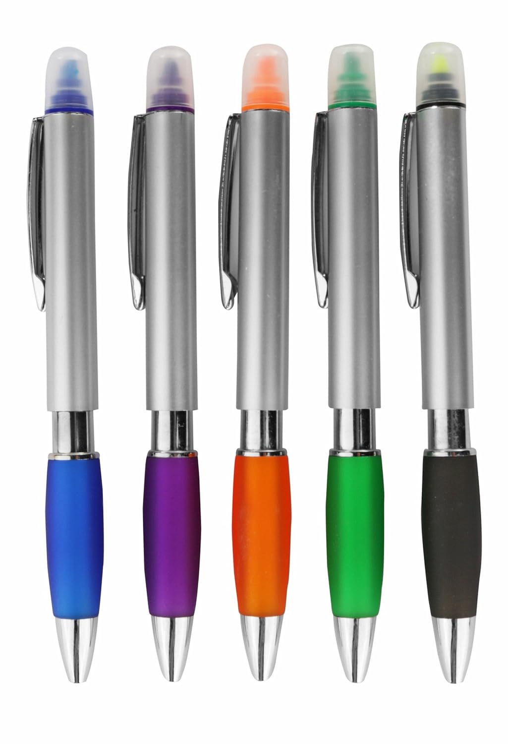 Ballpoint Pen with Highlighter With Chisel Tips, Comes in an array of