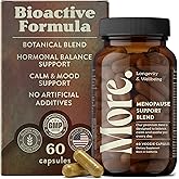 More. Longevity & Wellbeing Menopause Supplements for Women – Vegan, Hormone-Free, Gluten-Free – Natural Extracts for Hot Flash Relief for Women & Menopause Support – No Fillers – 60 Capsules