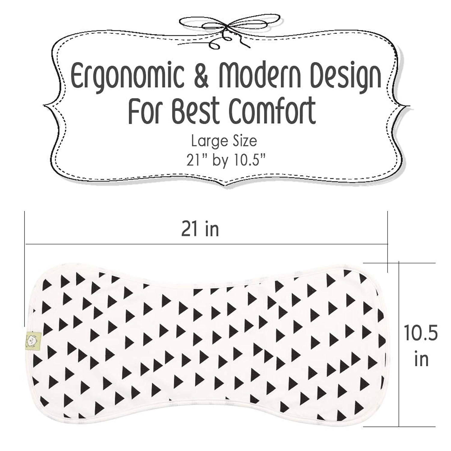 Organic Burp Cloths for Baby Boys and Girls - 5-Pack Ultra Absorbent Burping Cloth, Burp Clothes, Newborn Towel - Milk Spit Up Rags - Burpy Cloth Bib for Unisex, Boy, Girl - Burp Cloths (Grayscape): Baby