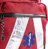 Basic Medical Supply BMS Emergency Rescue Backpack Waterproof Red view 1