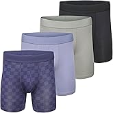 New Balance mens Ultra Smooth Microfiber Lightweight Breathable Performance Boxer Brief Underwear (4 Pack)