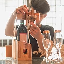 BSIRI Gifts Wine Bottle Puzzles Drinking Games for