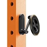 GolbinBox Magnetic Gym Phone Holder for MagSafe, All Metal Dual-Magnet Mount for iPhone and Android, 360° Adjustable Tri-Axis, Gym Essentials for Bodybuilder Men Women Recording Fitness Exercise,Black