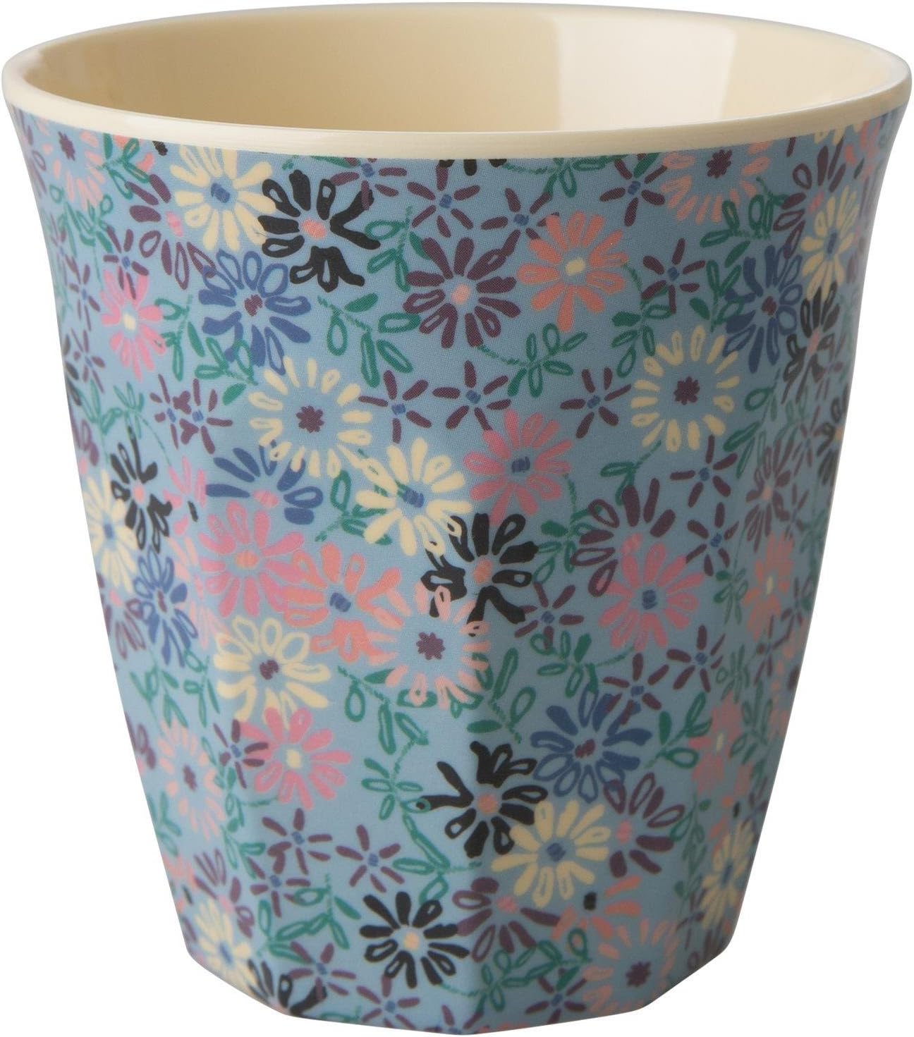 Rice Melamine Cup Small Flower Print Medium