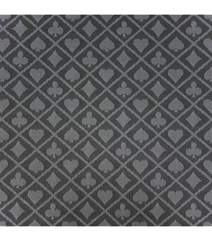 Poker Table Speed Cloth - 10 Foot Two-Tone Suited Design | Professional Card Game Fabric