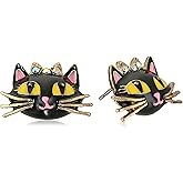 Betsey Johnson Cat Stud Earrings Pink Stud Earrings