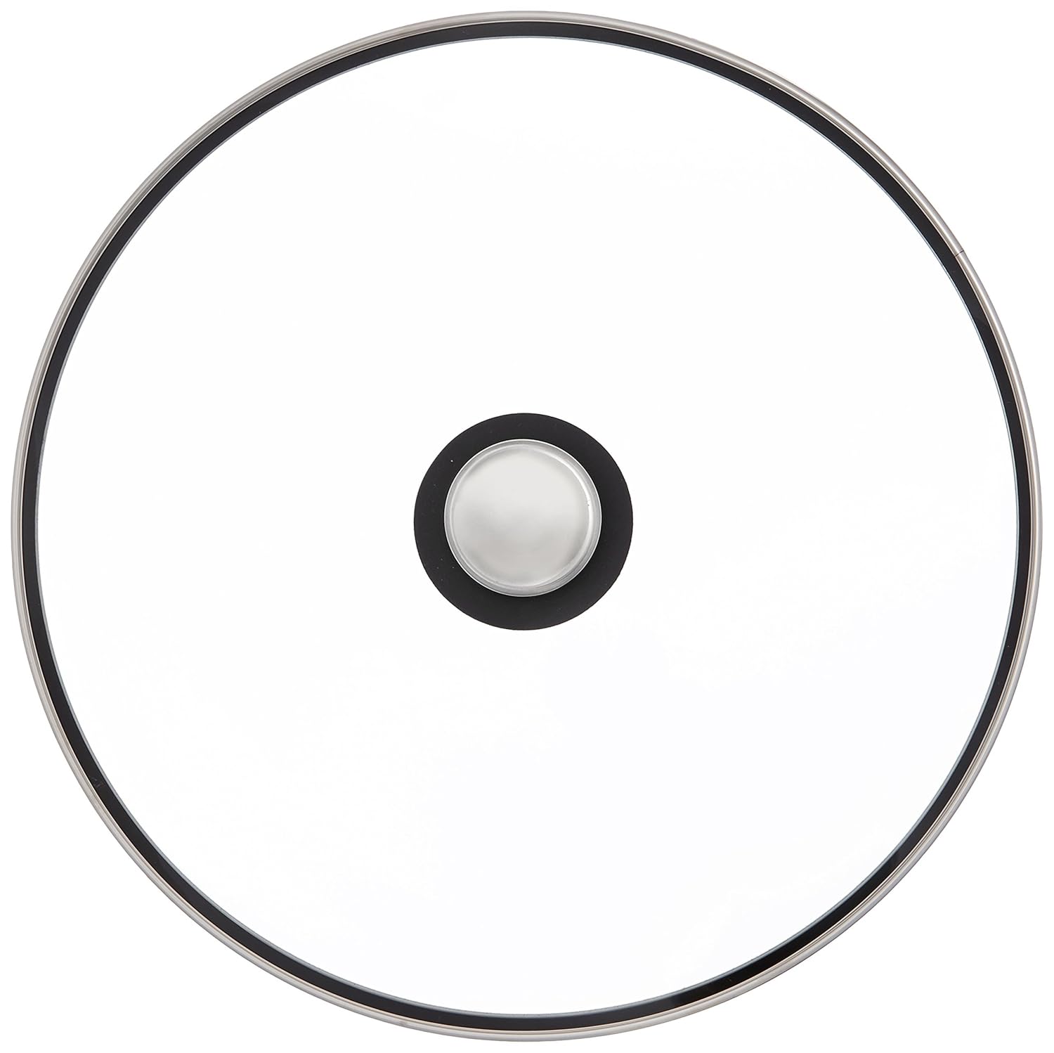 Quicklids Large Universal Pot Lid with Cool-Touch Knob fits 12.5", Black. Overall dimension 13.25"