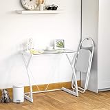Harbour Housewares White Padded Folding Chair 114kg Capacity view 5