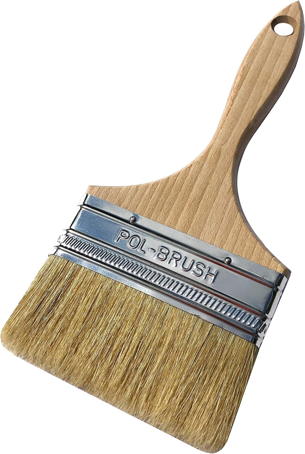 4 inch European Professional Paint Brush Natural Bristle/Wood Handle