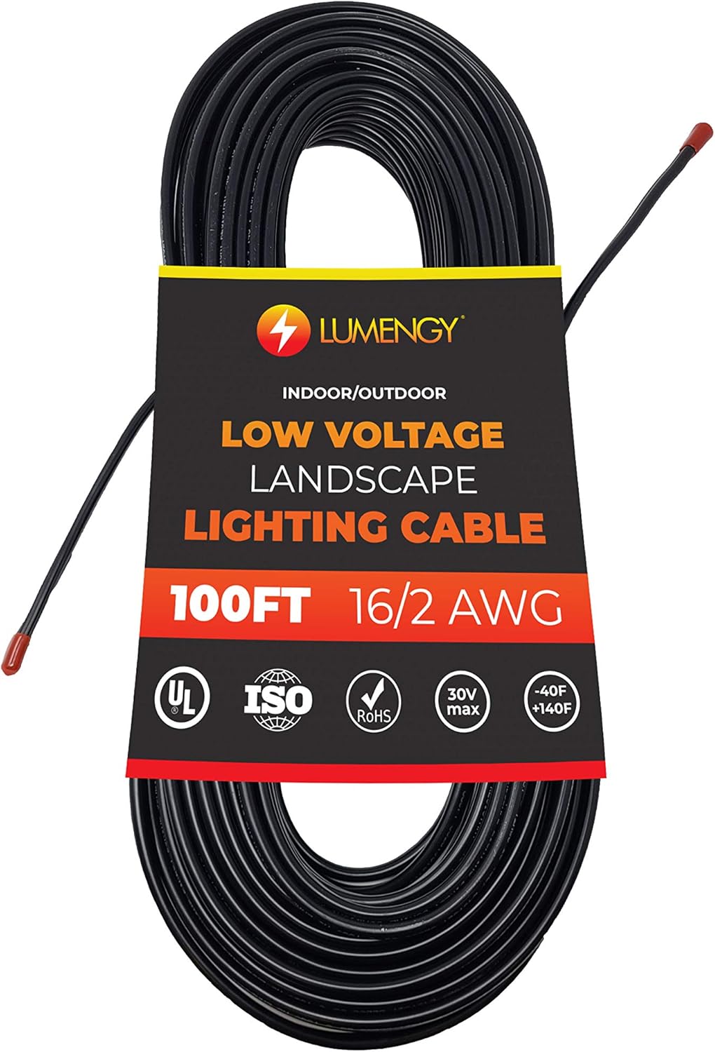LUMENGY 16/2 Low Voltage Landscape Wire. HeavyDuty, Direct Burial