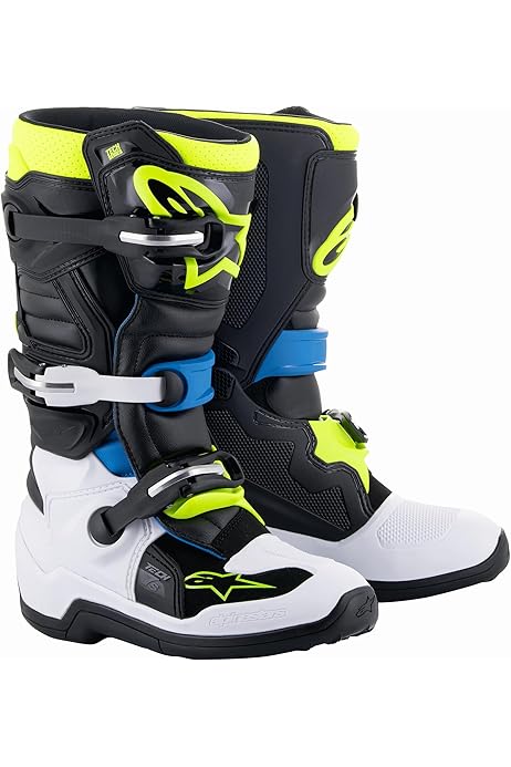 Amazon.com: Alpinestars Tech 3 Boots Blk/Cool Grey/Ylw/Fluo (Size 