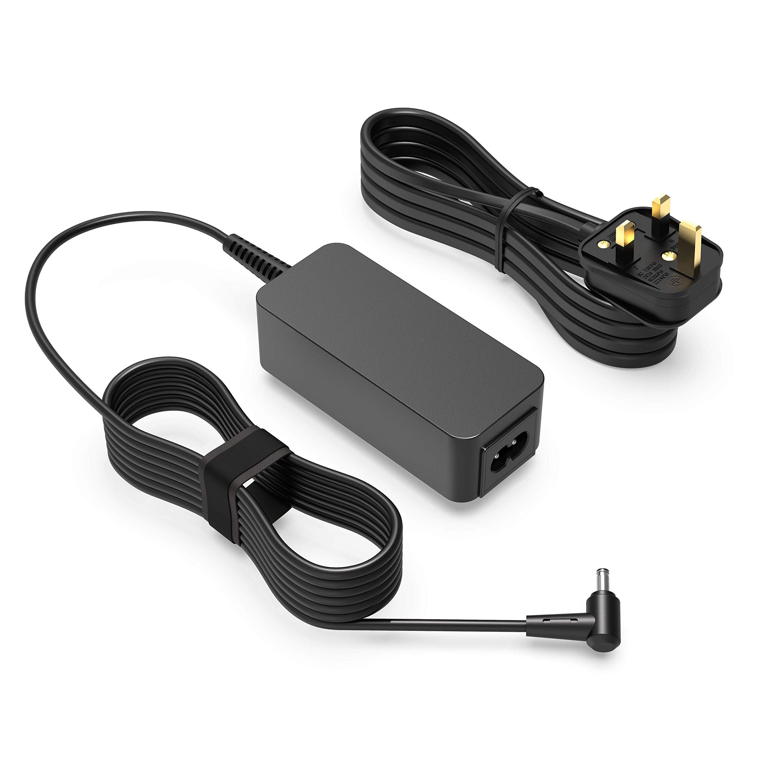 Superer Charger Fit for Asus AD2131M20, VivoBook E210M E210MA E210 E402M E402S E410 E410M E410MA E403S E203N E203M E203MA E203NA E406M E406N E406S E406MA E510M E510 E510MA Laptop Power Supply Cord