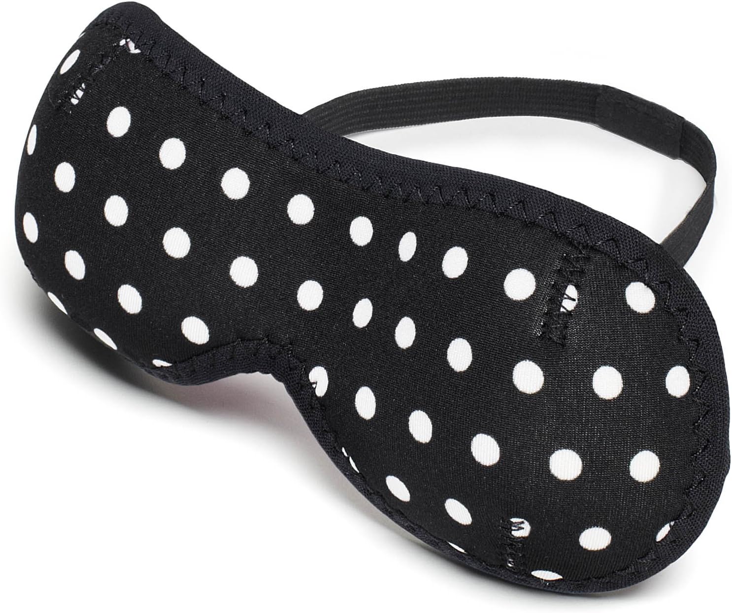 BUILT Lights Out Eye Mask, Mini Dot Black & White