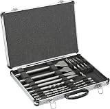 DeWalt Chisel and Drill Set 15P SDS Plus with Aluminium Case DT9679 view 3
