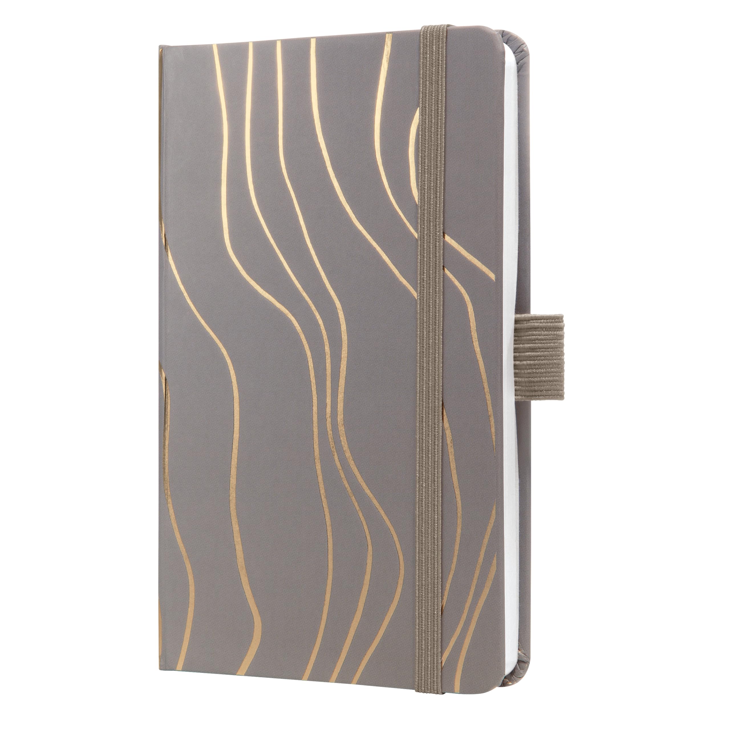 SIGEL J5350 Jolie Weekly Planner 2025, Design Mocca Meringue, 9,5 x 15 cm, hardcover, 174 Pages, Brown