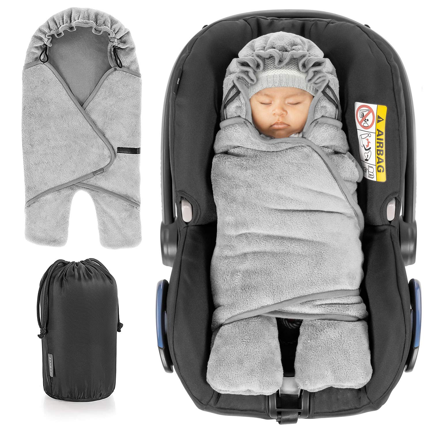 baby car seat swaddle