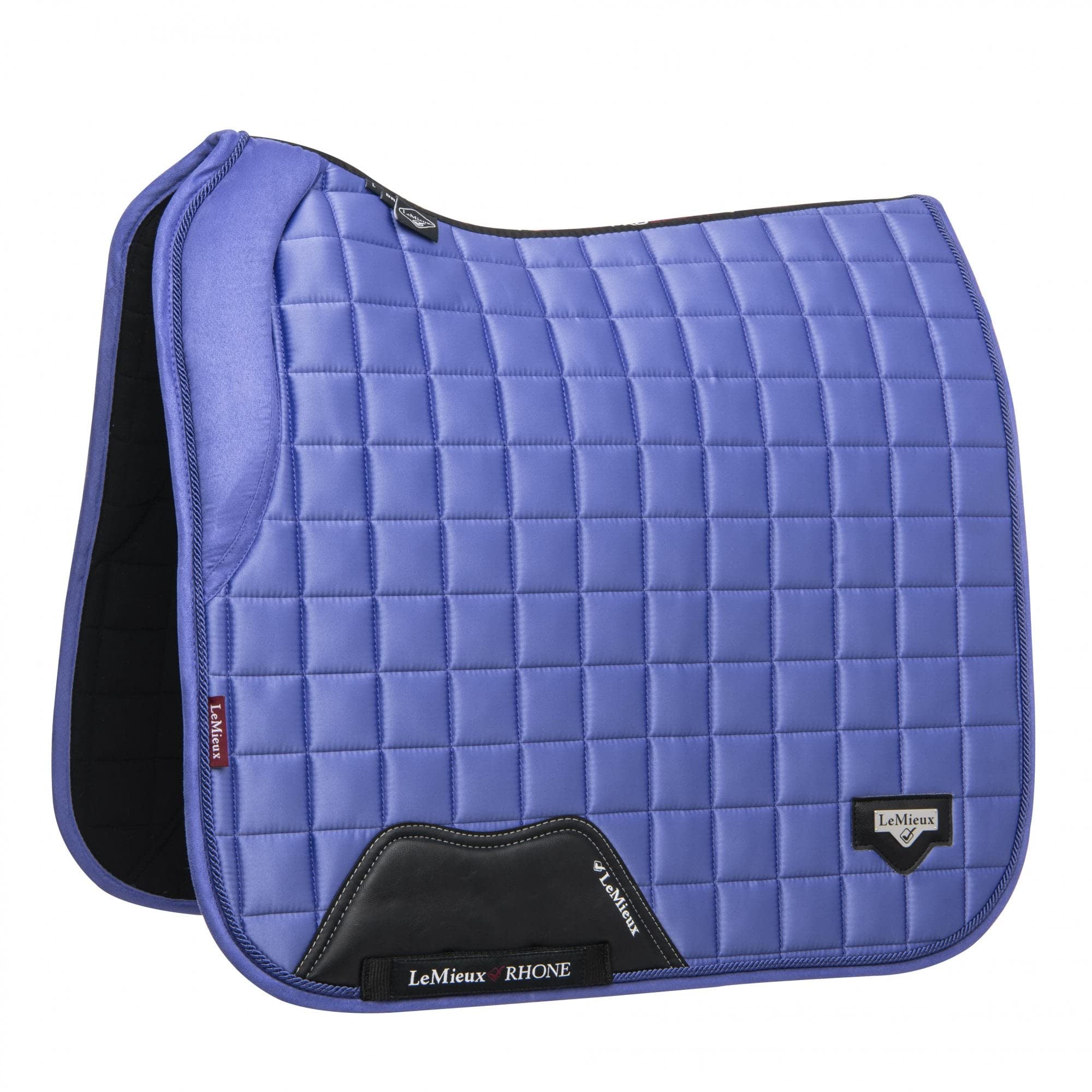 LeMieux Dressage Loire Memory Square Saddle Pad - Saddle Pads for Horses - Equestrian Riding Equipment and Accessories (Bluebell - Small/Medium)