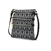 MKF Collection Crossbody Bag for Women, Vegan Leather Handbag Crossover Bag Purse Shoulder Bag by Mia K