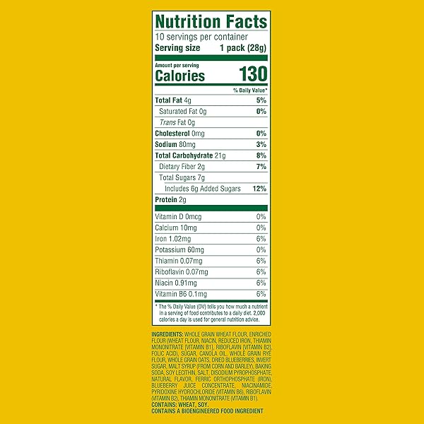 BELVITA BITE SIZE SNACKS, BLUEBERRY CRUNCHY BITES, 10-1 OZ SNACK PACKS