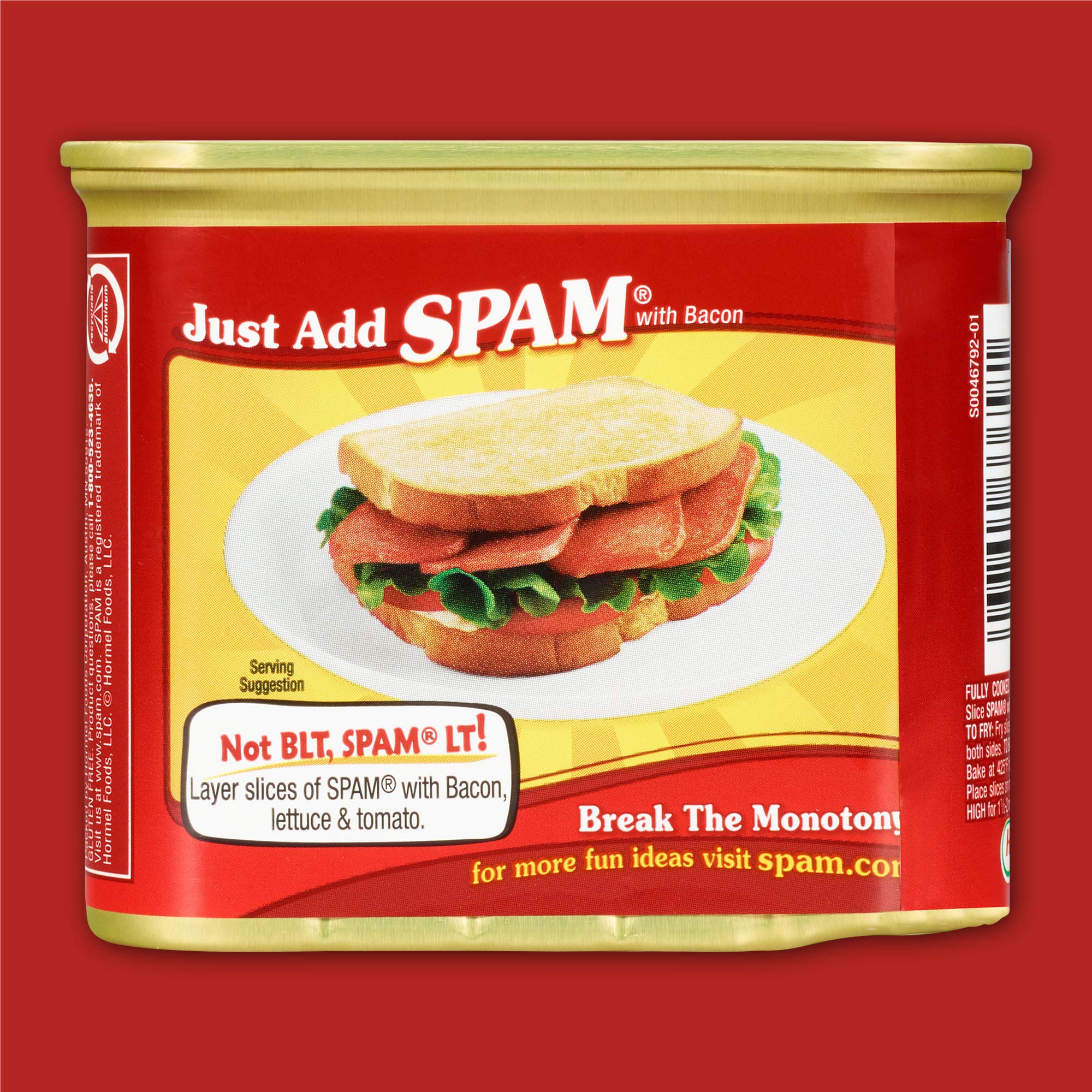 Spam with Real Hormel Bacon, 12 Ounce Can Buy Online in UAE. spam