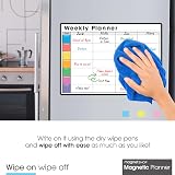 The Magnet Shop TMS Magnetic Weekly Planner A4 Whiteboard with 4 Free Pens view 5