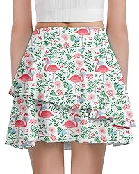 Soneven Girl's Skorts Tennis Skirts with Shorts