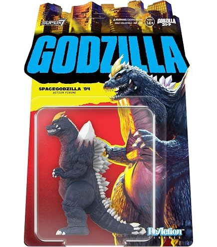 Amazon.com: Super7 Reaction Figure Toho Godzilla 1989 (Blazing