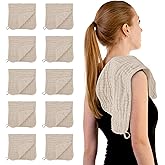 HIPHOP PANDA Muslin Burp Cloths, 10 Pack - Large 20" X10" - Ultra Absorbent and Soft 100% Cotton Baby Essentials Drool Rags and Messes for Newborn - ​Colorful Designs for Boy Girl, Sand