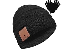 XIKEZAN Bluetooth Hat Beanie,Novelty Headwear Christmas Stocking Stuffers Gifts for Men Women Him Her Teen Boy Teen Girl Teenage