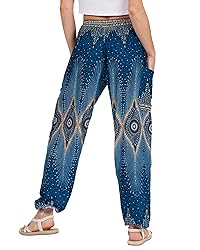 LOFBAZ Harem Pants for Women Yoga Boho Hippie