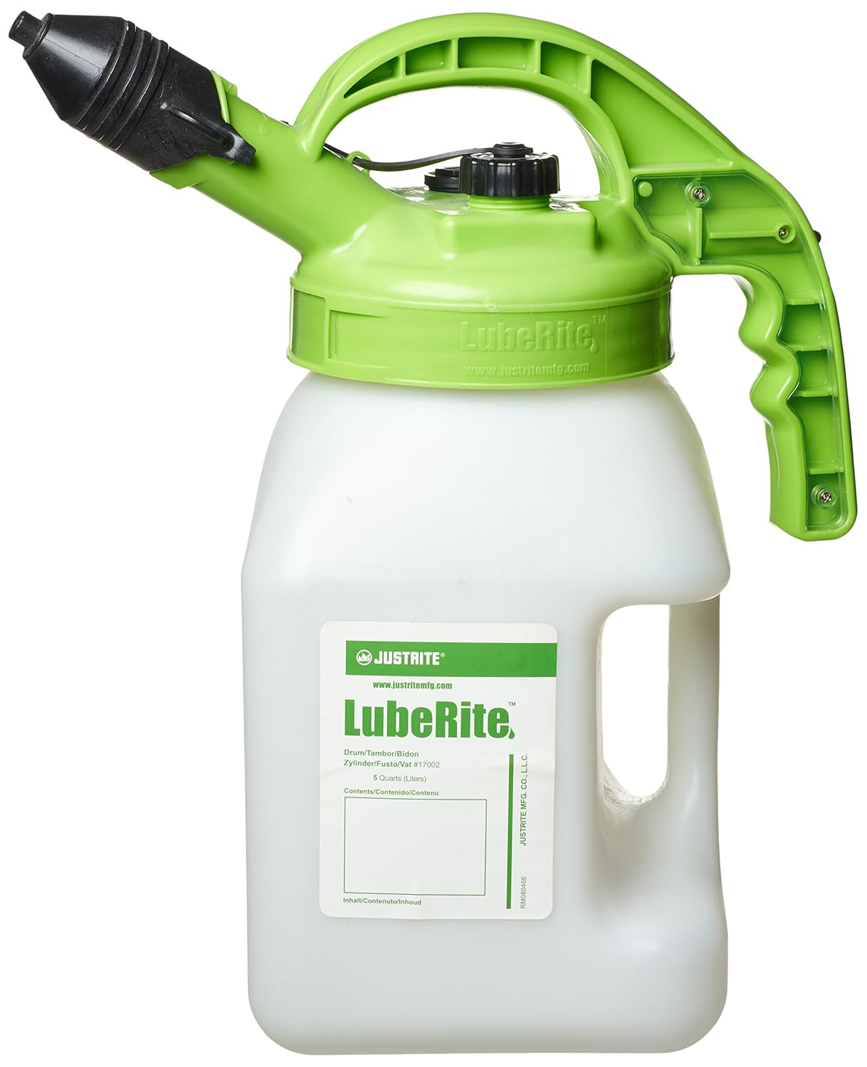 Justrite E22497 Luberite Oil Container, 17022, 5 L Amazon.co.uk
