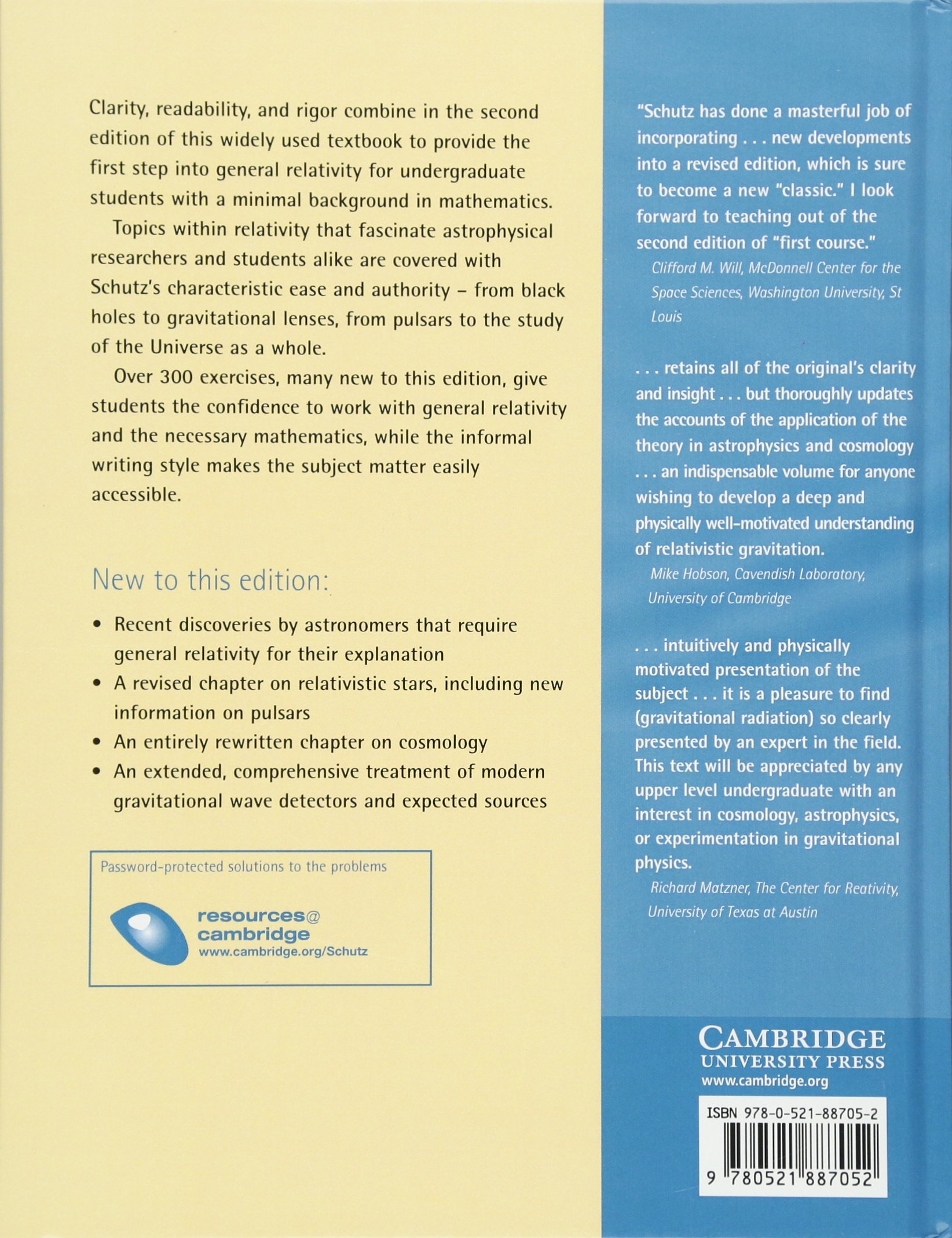 A First Course in General Relativity: Amazon.de: Bernard Schutz:  Fremdsprachige Bücher